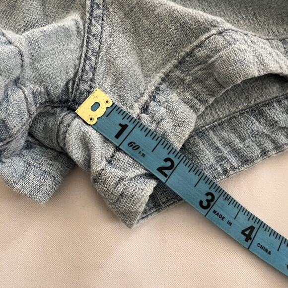 Abercrombie & Fitch Linen Blend Tie Up Shorts Size XS - Picture 6 of 7